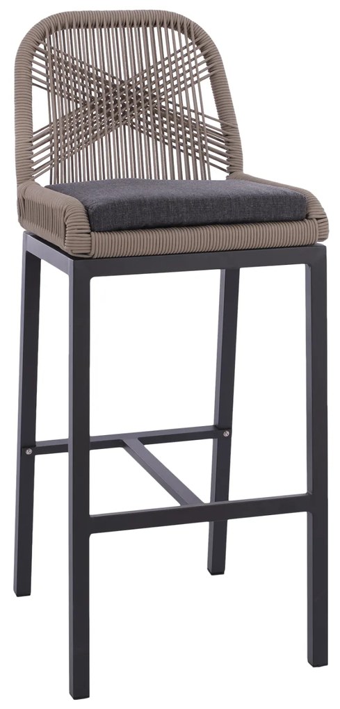 Intrahome ΣΚΑΜΠΟ ΑΛΟΥΜΙΝΙΟΥ ΓΚΡΙ ΜΕ ΣΧΟΙΝΙ ΜΠΕΖ 46x53x100Yεκ..11 intraho-1721470