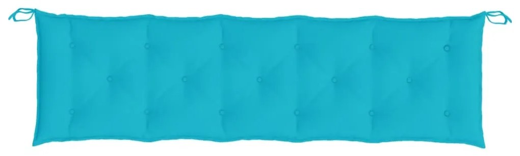 vidaXL Μαξιλάρι Πάγκου Κήπου Τιρκουάζ 180x50x7 εκ. Ύφασμα Oxford
