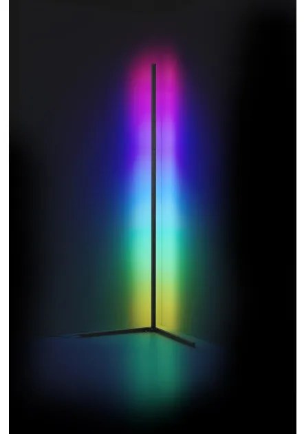 Επιδαπέδιο Γωνιακό Φωτιστικό LED RGBW 10W Μαύρο Sound Control Level R45721102 Trio Lighting-R45721102-Μαύρο R45721102