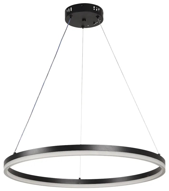 Κρεμαστό φωτιστικό LED 45W 3CCT (by switch on base) 6095-C-Black - 6095-C-Black
