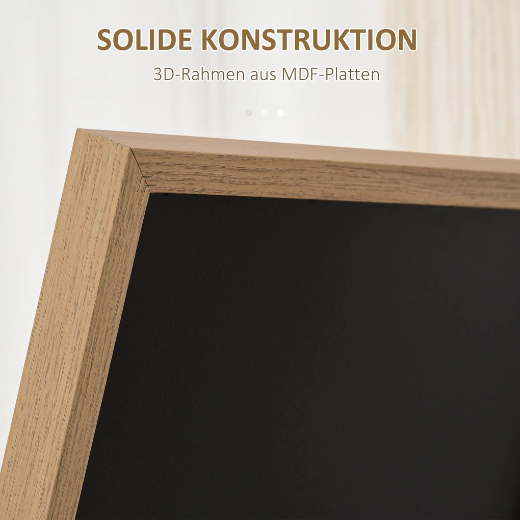 HOMCOM Καθρέφτης Ολόσωμος με Βάση, Ελεύθερος Στέκεται, 40 εκ. x 150 εκ., Φυσικό