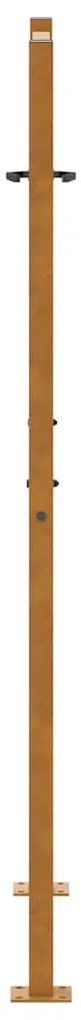 Πύλη κήπου 105x155 cm από καιρικό χάλυβα Light Design - Καφέ