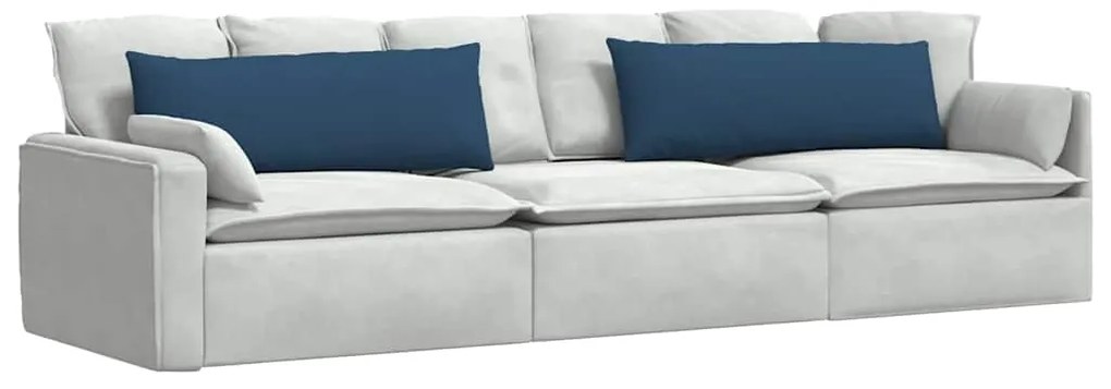 vidaXL Μαξιλάρι Καναπέ 2 pcs Μπλε 120 x 40 cm ύφασμα