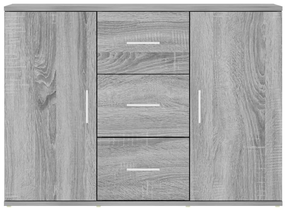 Ντουλάπι Γκρι Sonoma 91 x 29,5 x 65 εκ. από Επεξεργασμένο Ξύλο 823348