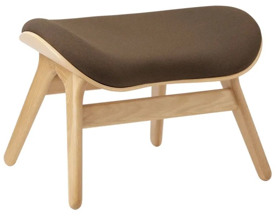 Σκαμπό ACP Ottoman  5573C703-10 63x50x43cm Oak Mocca Polyester,Ύφασμ,Ξύλο