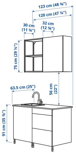 ENHET κουζίνα 393.372.23