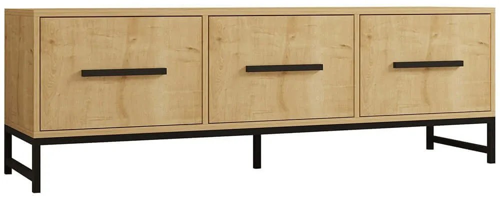 Έπιπλο Τηλεόρασης Melody 835PUQ4493 160x40x50cm Oak