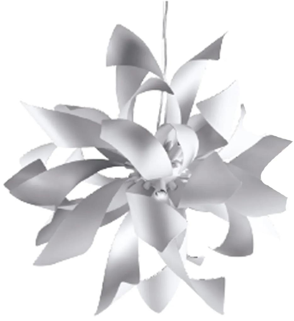 Φωτιστικό Οροφής Bloom I-BLOOM-S6 BCO White-Silver Μέταλλο