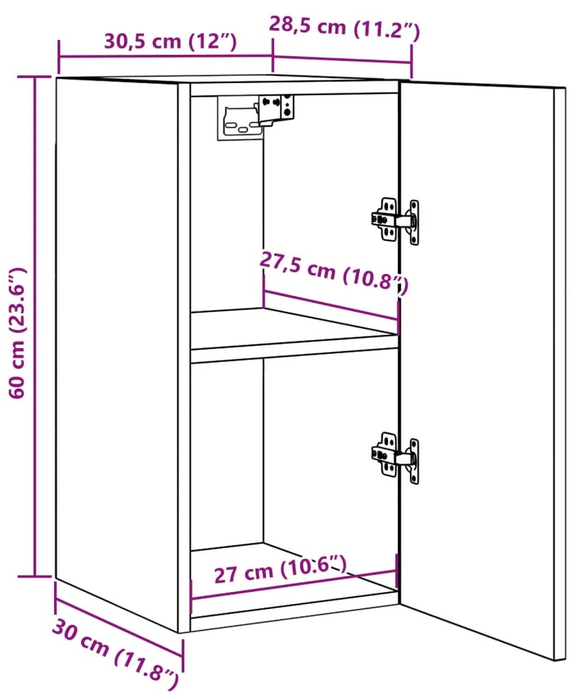 ΈΠΙΠΛΟ ΤΗΛΕΟΡΑΣΗΣ ΌΨΗ ΠΑΛΑΙΟΥ ΞΥΛΟΥ 30,5X30X60 ΕΚ. ΕΠΕΞ. ΞΥΛΟ 856390