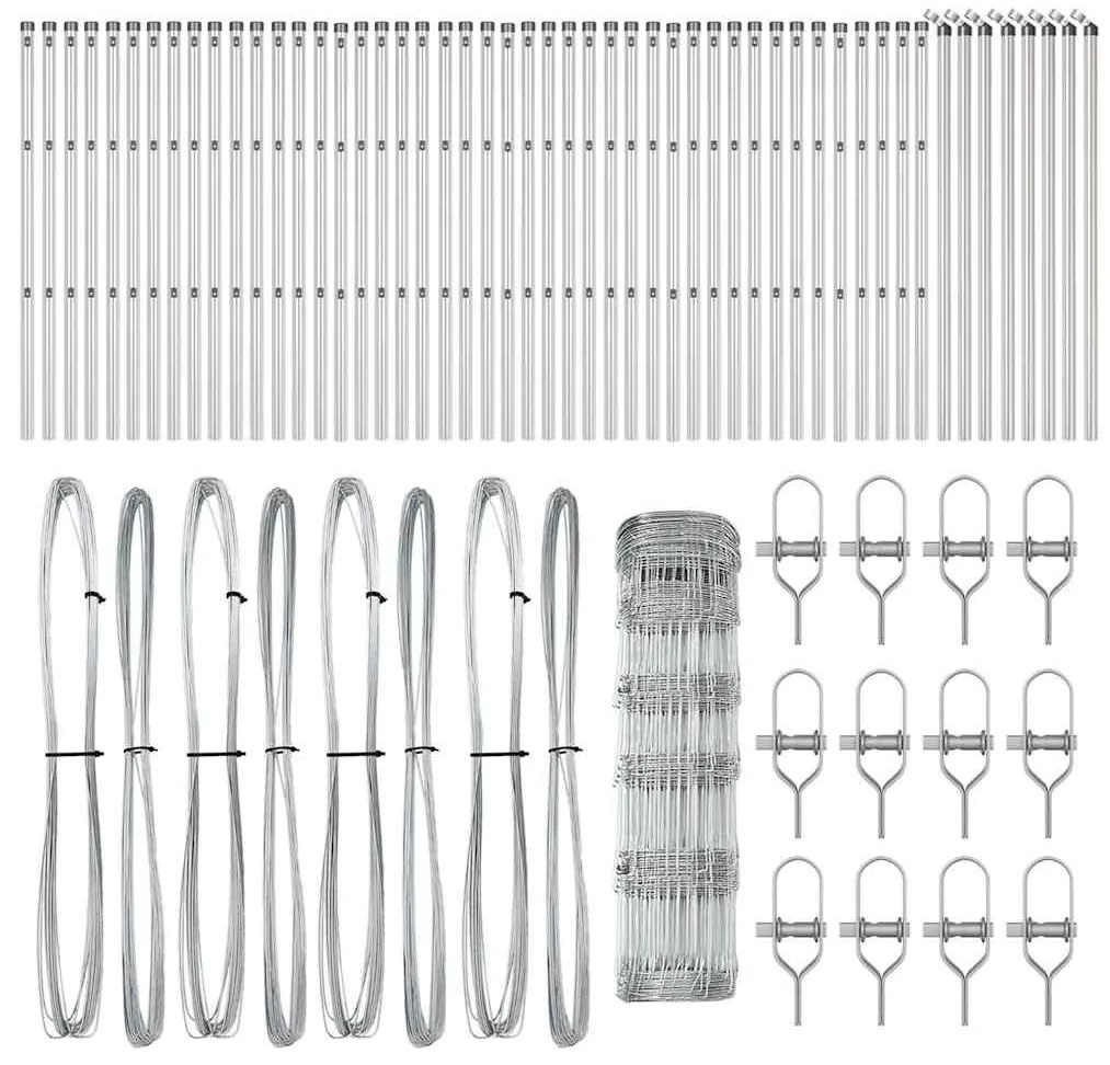 vidaXL Στύλος Περιφράξεων Γαλβανισμένο 100 x 0,8 μ Ατσάλι