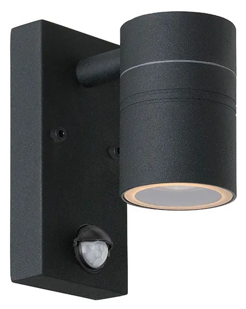 Φωτιστικό Επίτοιχο Lucide 14866-05-30 ARNE-LED IR Μαύρο Ματ (Black Mat) 2700 K
