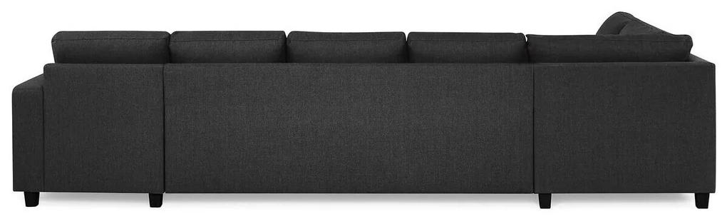 Γωνιακός Καναπές Scandinavian Choice C161, Ανθρακί, Μαύρο, 344x199x80cm, Πόδια: Πλαστική ύλη | Epipla1.gr