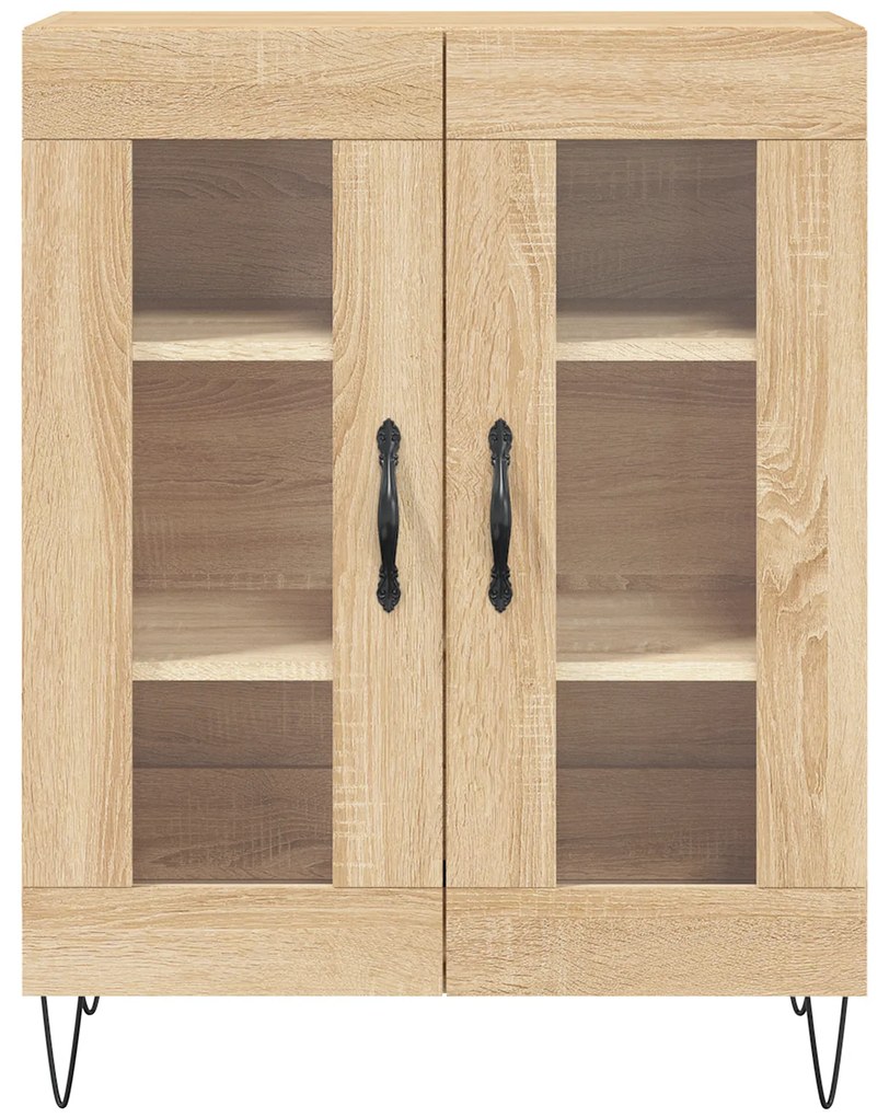 vidaXL Ντουλάπι Sonoma Δρυς 69,5 x 34 x 90 εκ. από Επεξεργασμένο Ξύλο