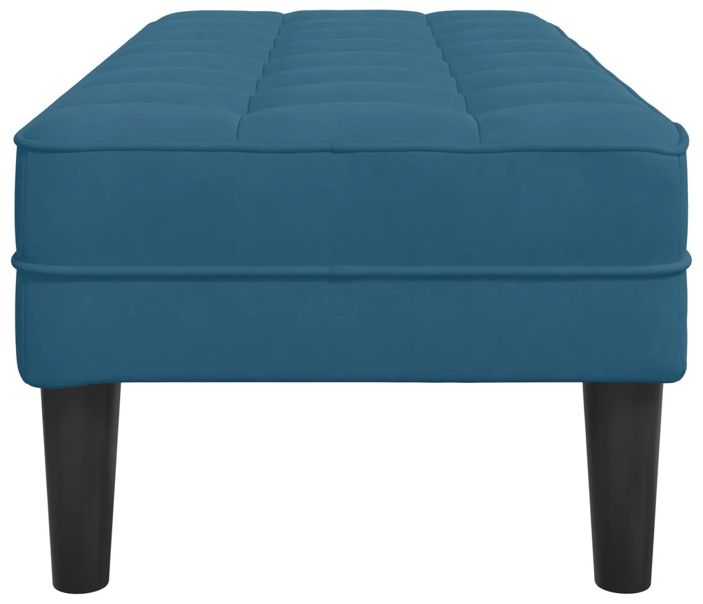 vidaXL Πάγκος Μπλε 113x57x39 εκ. Βελούδο
