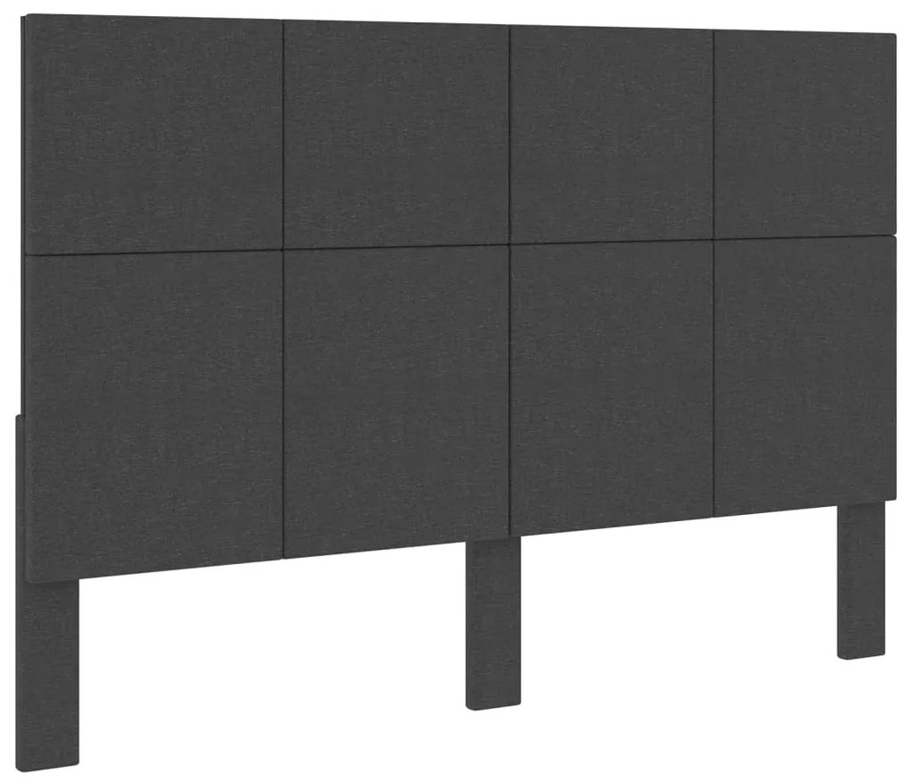 Κεφαλάρι Σκούρο Γκρι 160 x 200 εκ. Υφασμάτινο