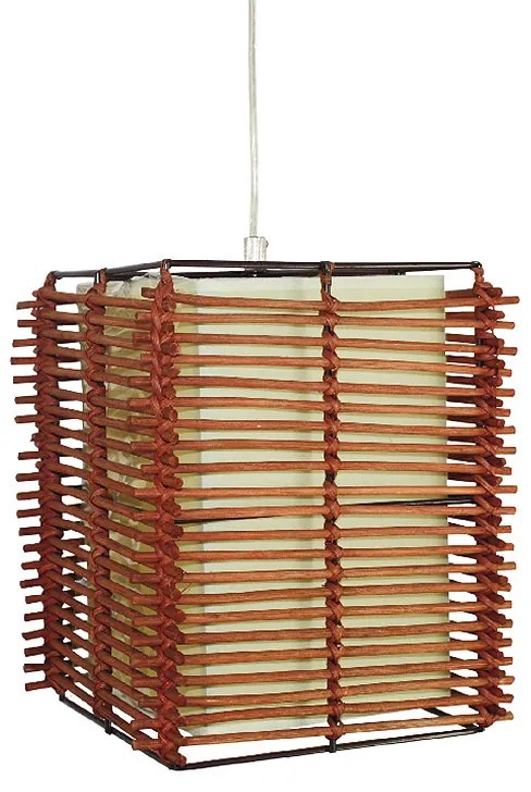 Φωτιστικό Οροφής Μονόφωτο Aca W19171AB Bamboo/Natural