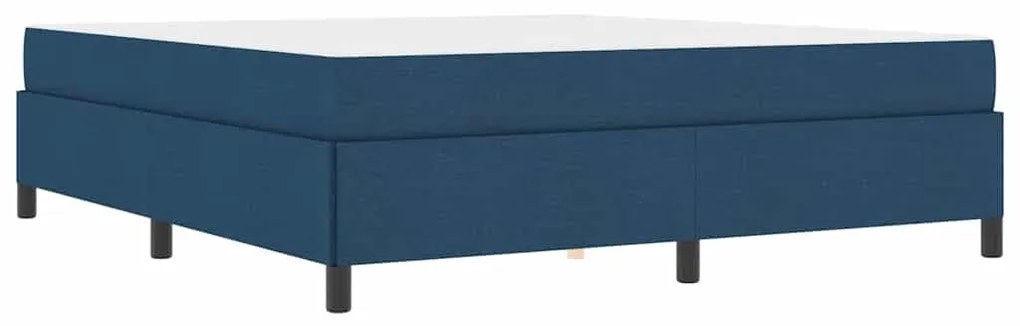 vidaXL Κρεβάτι με ελατήρια Μπλε και Μαύρο 180 x 200 cm