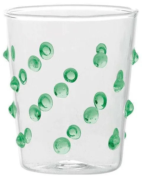 Ποτήρι Party Junior PY00313 95ml Green-Clear Zafferano Glass