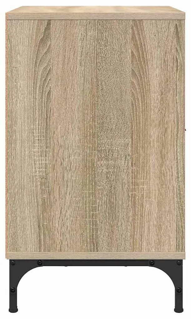 vidaXL Κομοδίνα 2 pcs Sonoma Δρυς 49 x 36 x 61 εκ Επεξεργασμένο ξύλο