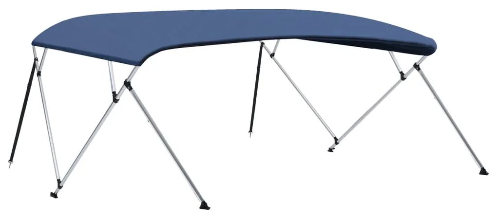vidaXL Τέντα Σκάφους με 4 Αψίδες Μπλε Ναυτικό 243x(230-244)x137 εκ.