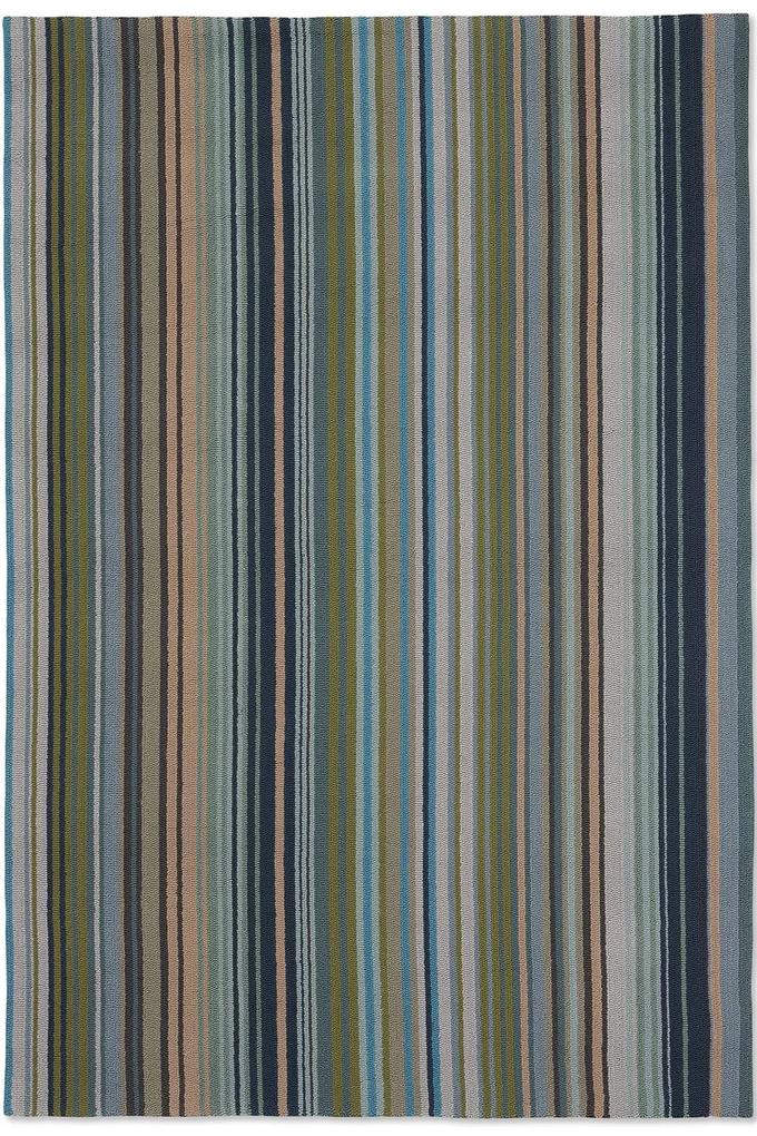 Χαλί Spectro Stripes Marine 442108 Rust-Green Harlequin 140X200cm
