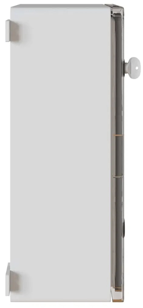 vidaXL Ντουλάπι Ελέγχου Γκρι 35 x 19.5 x 50 εκ. ΑΒΣ Πλαστικό