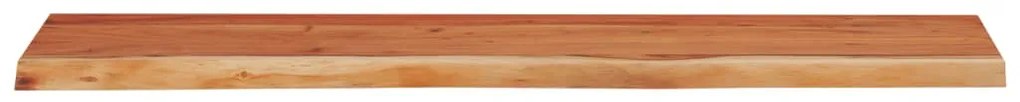 vidaXL Ράφι Επιτοίχιο Ορθ. Live Edge 100x30x3,8 εκ. Μασίφ Ξύλο Ακακίας