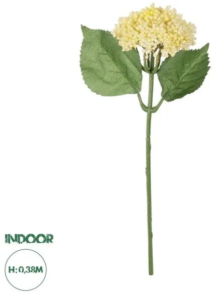 Artificial Garden WHITE SEDUM BRANCH 21339 Τεχνητό Διακοσμητικό Κλαδί Λευκό Σέδο Y38cm Globostar-21339-Λευκό 21339