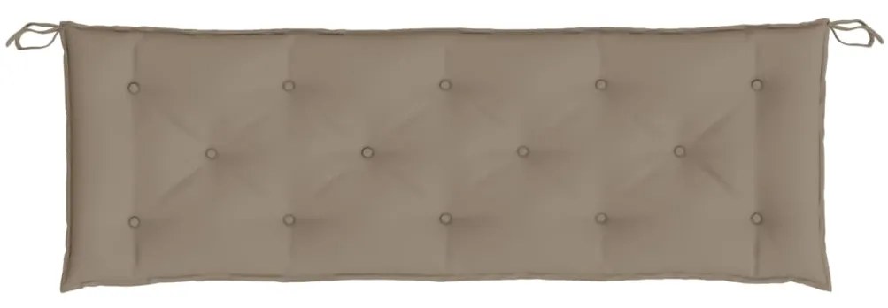 ΜΑΞΙΛΑΡΙΑ ΠΑΓΚΟΥ ΚΗΠΟΥ 2 ΤΕΜ. TAUPE 150X50X7CM ΎΦΑΣΜΑ OXFORD 361705