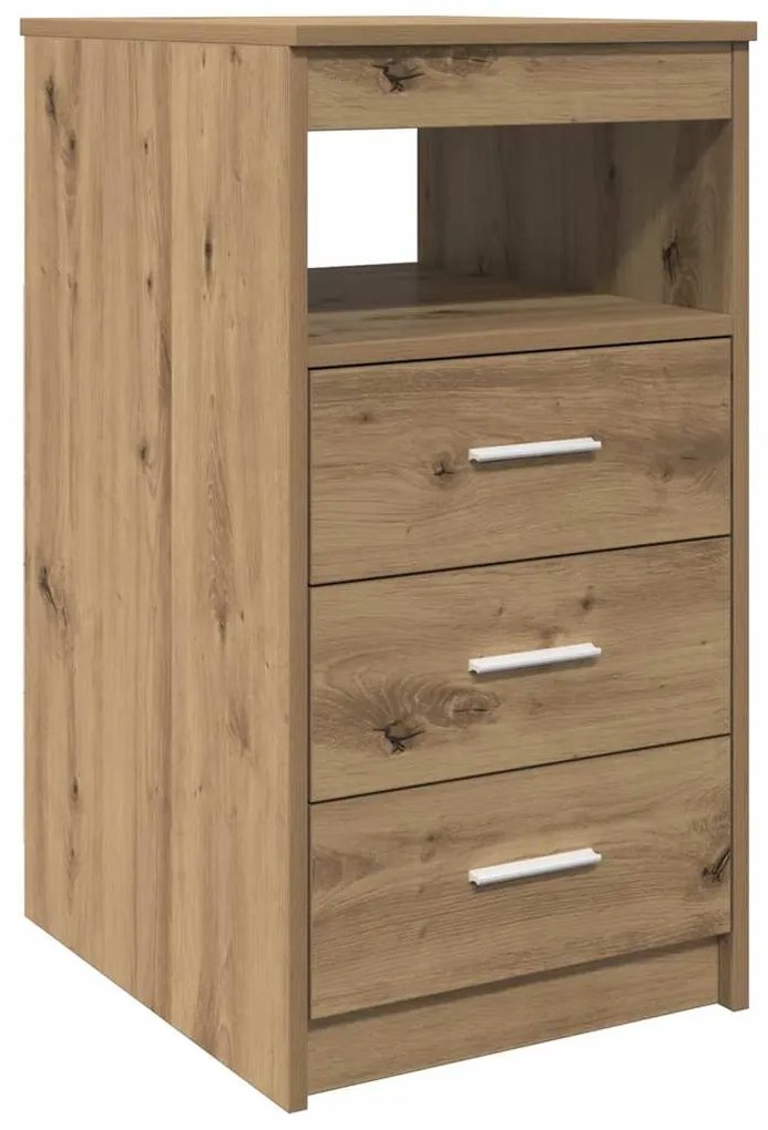 vidaXL Συρταριέρα Αρτισιανή Δρυς 40x50x76 εκ. από Επεξεργασμένο Ξύλο