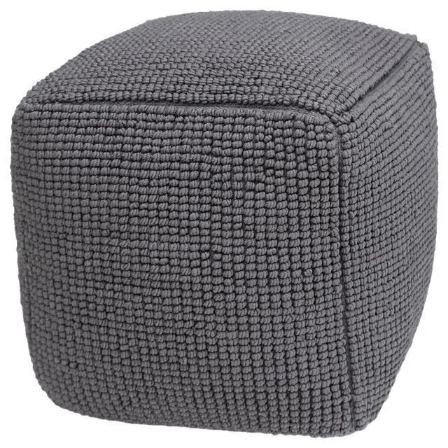 Πούφ Σκαμπό FL822 Fylliana Τετράγωνο Γκρί 45x45x45εκ. 45x45x45 εκ.