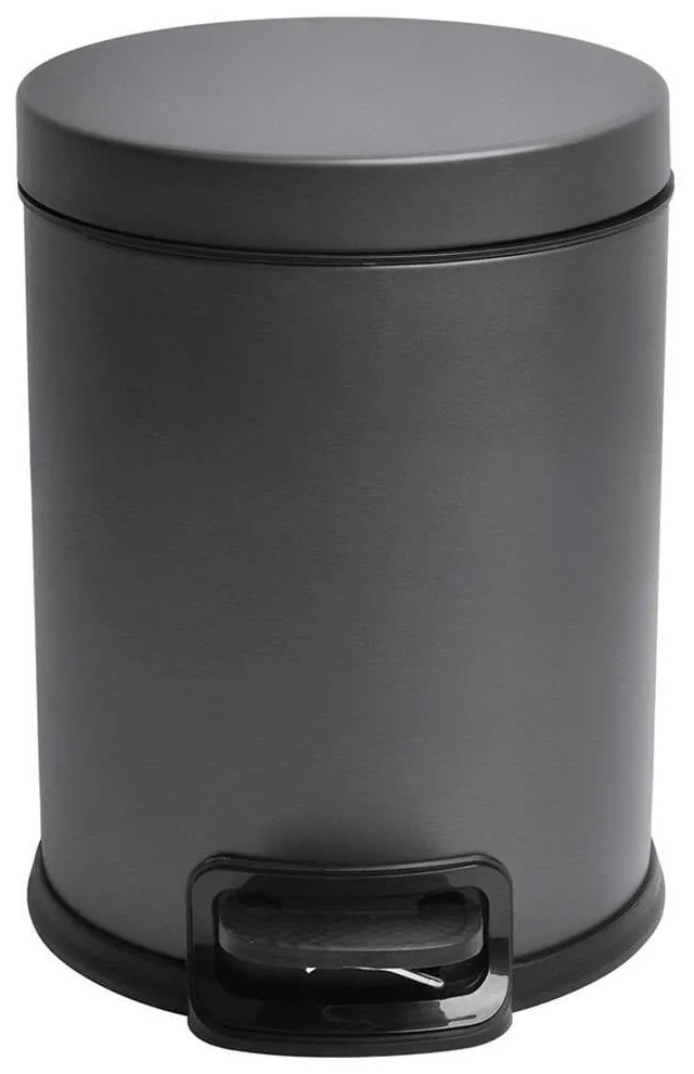 Κάδος Απορριμμάτων Artemis A10509452 5Lt 20x26cm Anthracite Karag Ανοξείδωτο Ατσάλι
