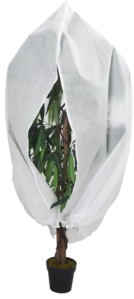 vidaXL Κάλυμμα Φυτών Αντιπαγετικό με Φερμουάρ 70 γρ./μ² 3,14 x 2,5 μ.