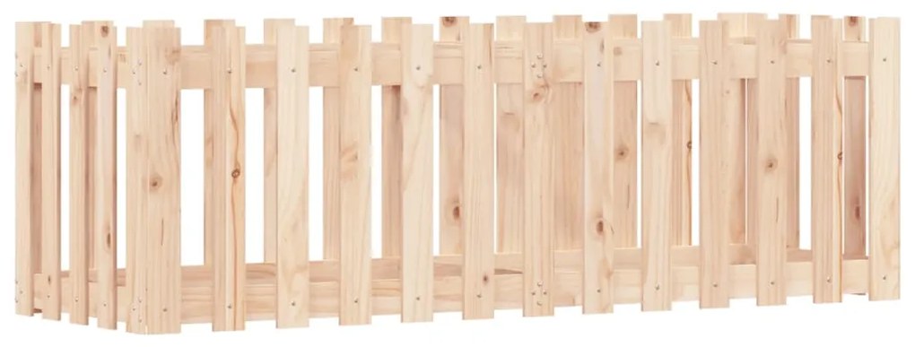 vidaXL Ζαρντινιέρα Υπερυψωμένη Σχ Φράχτη 150 x 50 x 50 εκ. Μασίφ Πεύκο