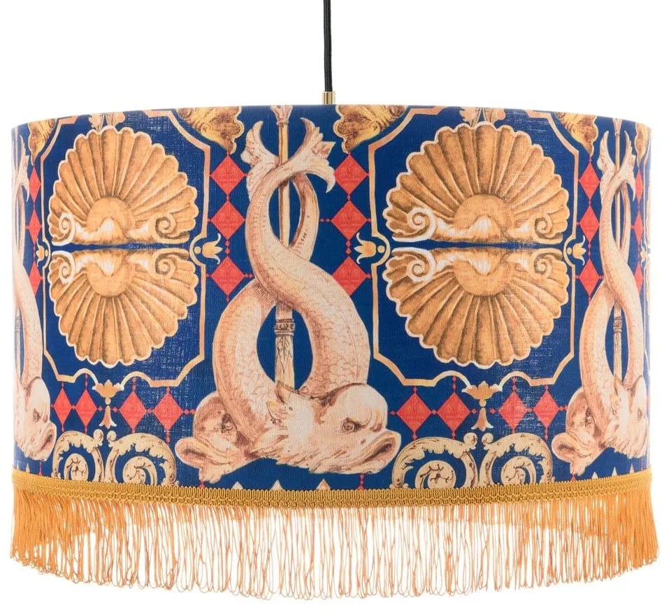 Φωτιστικό Οροφής Neptune'S Dream Cl50404 Ø35X22 E27 Blue-Gold Mindthegap Metal, Fabric