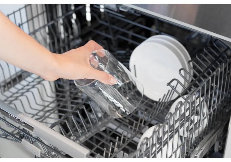 Γυάλινο βάζο Brabantia Stackable 646873, 1,9 l, Σφιχτό κλείσιμο, Πλένεται στο πλυντήριο πιάτων, Σκούρο γκρι