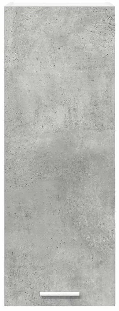 vidaXL Κρεμαστό ντουλάπι με αποθήκευση Riga Σκυρόδεμα Γκρι και Λευκό