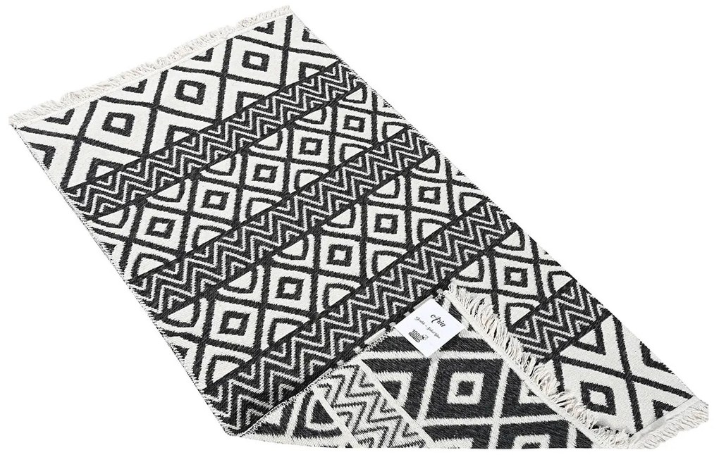 Χαλί Διαδρόμου 2 Όψεων (60x110) Polcarpet Aria Artkilim 23500 Black