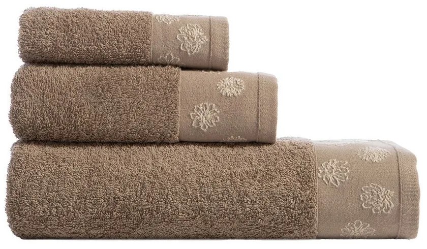 Πετσέτες Anthem (Σετ 3τμχ) Smoke Blue Nef-Nef Homeware Σετ Πετσέτες 70x140cm 100% Βαμβάκι