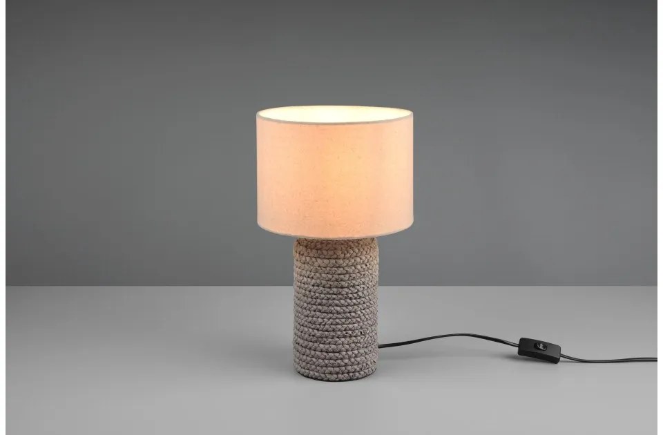 Επιτραπέζιο Φωτιστικό 1xE27 Καφέ Κεραμικό 38cm Mala R50941944 Trio Lighting-R50941944-Καφέ R50941944