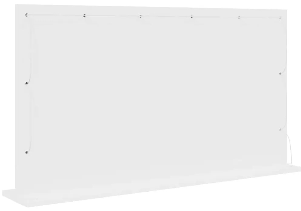 vidaXL καθρέφτης Vanity με LED Φώτα Λευκό 100x55x18 εκ.