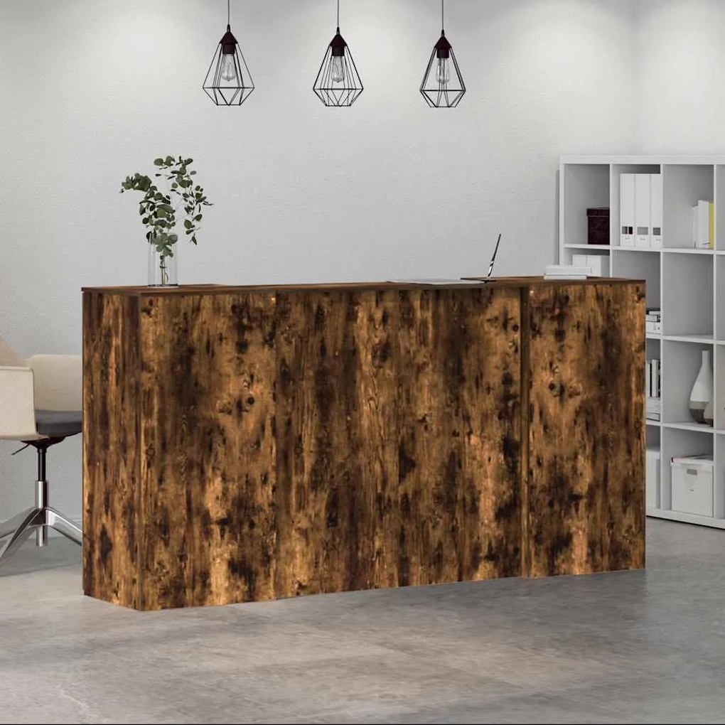 vidaXL Γραφείο υποδοχής 200x50x103,5 εκ. Επεξεργασμένο Ξύλο