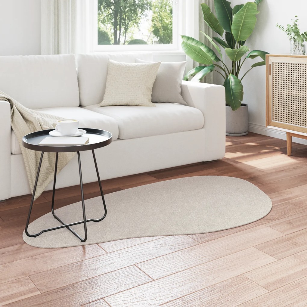 vidaXL Χαλιά Άμμος 80 x 150 cm Πολυεστέρας