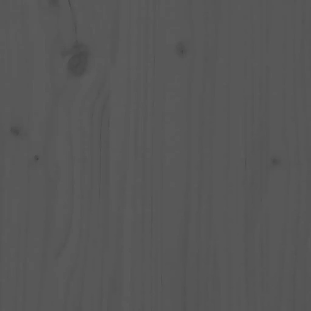 Κομποστοποιητής Γκρι 63,5x63,5x77,5 εκ. από Μασίφ Ξύλο Πεύκου - Γκρι