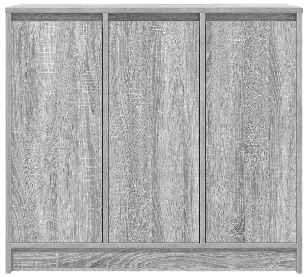 vidaXL Συρταριέρα Γκρι Sonoma 85x34x76 εκ. Ξύλινο μηχανουργικό ξύλο