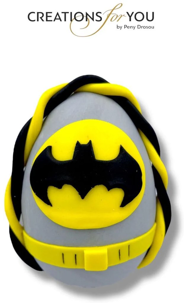 Τύπου Μπάτμαν - Batman Αρωματική λαμπάδα ν.1 - Σετ Λαμπάδα και πλάτη