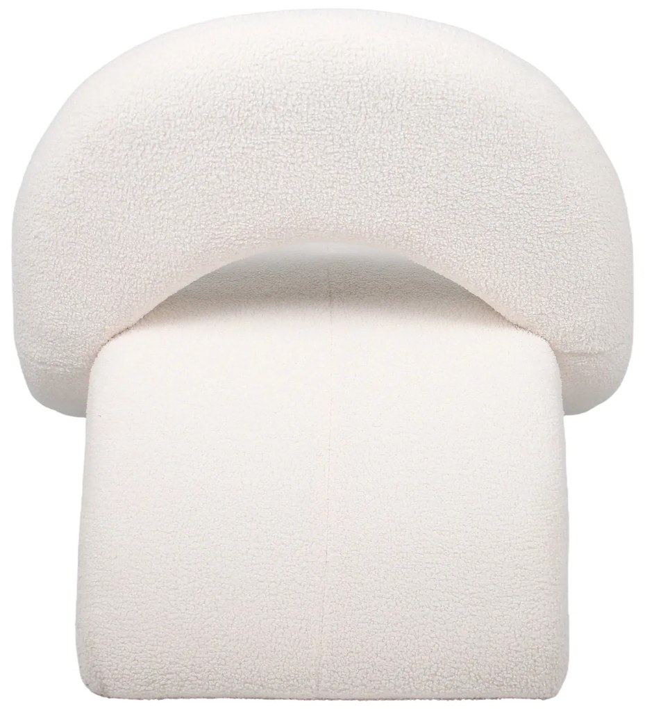 Πολυθρόνα ArteLibre PASIPHAE Μπεζ Ύφασμα/Μέταλλο/Ξύλο 80x86x80cm