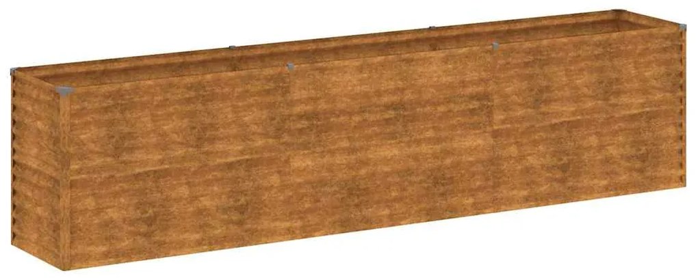 vidaXL Υπερυψωμένο Ζαρντινιέρα Κήπου 291 x 50 x 69 εκ. από Ατσάλι Corten