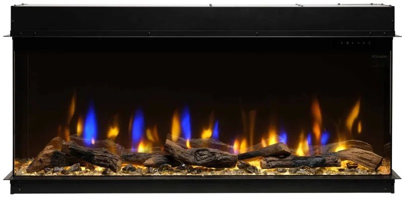 Έξυπνο Ηλεκτρικό Τζάκι Ένθετο 2000W Μαύρο 3 Όψεων Επεκτάσιμο Dimplex Ignite Bold 50 500003596 Sieline-500003596-Μαύρο 500003596