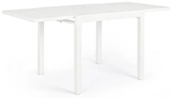 Επεκτεινόμενο Τραπέζι Pelagius YK11 Λευκό 83/166x80 εκ. - Λευκό